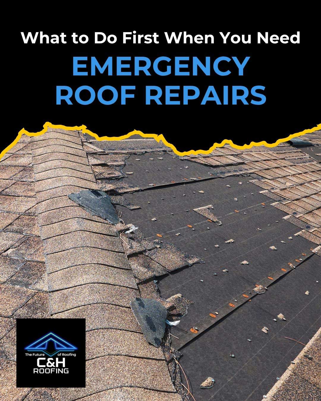 What to Do First When You Need Emergency Roof Repairs